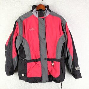 Ski Doo Jacket Mens Medium Red Black 3 In 1 Bombardier Winter Vintage